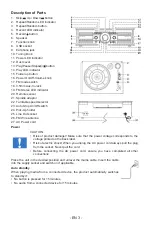 Preview for 13 page of Bigben TD103 Operating Instructions Manual