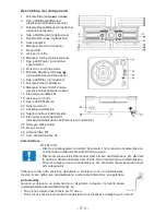 Preview for 43 page of Bigben TD104 Operating Instructions Manual