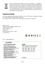 Предварительный просмотр 19 страницы Bigben VS1G Operating Instructions Manual