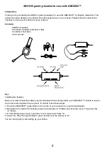 Предварительный просмотр 2 страницы Bigben XBOX360 XBHS10 Manual