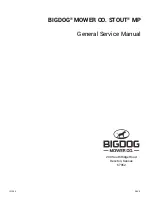 Bigdog Mower Co. STOUT MP General Service Manual preview