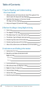 Предварительный просмотр 4 страницы Bigfoot Biomedical Bigfoot Unity System User'S Manual