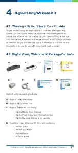 Предварительный просмотр 27 страницы Bigfoot Biomedical Bigfoot Unity System User'S Manual