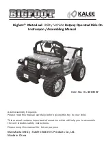 Bigfoot KL-40033BF Instruction preview