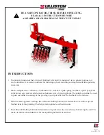 Preview for 21 page of Bigham Lilliston Rolling Cultivator Generation 3 Operator'S Manual