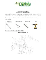 Preview for 2 page of BigLeague LAWNS CheckMate Lawn Striping Kit Installation Manual