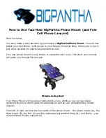 BigPantha Phone Mount User Manual preview