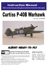 Предварительный просмотр 1 страницы BigPlanes Curtiss P-40B Warhawk Instruction Manual