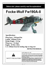 BigPlanes Focke-Wulf Fw190A-8 Instruction Manual предпросмотр