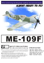 BigPlanes ME-109F Manual preview