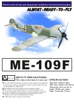 BigPlanes ME-109F Manual предпросмотр