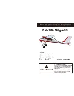 BigPlanes Pzl-104 Wilga-80 Instruction Manual preview