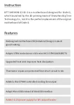 Предварительный просмотр 2 страницы BIGTREETECH BTT SKR MINI E3 V3.0 User Manual