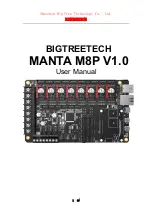 Preview for 1 page of BIGTREETECH MANTA M8P User Manual