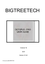 BIGTREETECH OCTOPUS - PRO User Manual preview