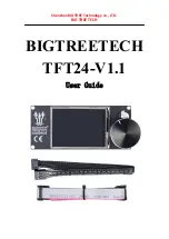 Предварительный просмотр 1 страницы BIGTREETECH TFT24-V1.1 User Manual