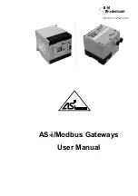 bihl+Wiedemann AS-i/Modbus Gateway User Manual предпросмотр