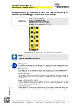 Preview for 1 page of bihl+Wiedemann BWU3064 Installation Instructions Manual