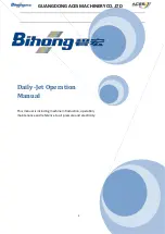 Preview for 1 page of Bihong Daily-Jet Operation Manual