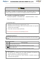 Preview for 4 page of Bihong Daily-Jet Operation Manual