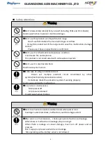 Preview for 5 page of Bihong Daily-Jet Operation Manual