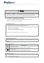 Preview for 4 page of Bihong Q-JET Operation Manual