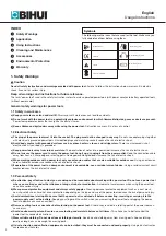 Preview for 2 page of Bihui LFTBB Usage Instructions