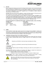 Preview for 2 page of Bijur Delimon BF-E Operating Instructions Manual