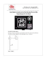 Предварительный просмотр 1 страницы Bike Fixtation Electric Public Bike Pump Installation Instructions Manual