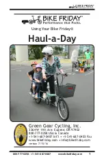 Preview for 1 page of Bike Friday Haul-a-Day Manual