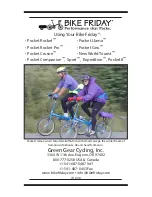 Preview for 1 page of Bike Friday New World Tourist Manual