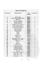 Preview for 45 page of Bike-Lift Cruiser 750 User Instruction Manual