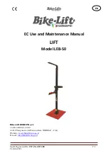 Предварительный просмотр 1 страницы Bike-Lift LEB-50 LIFT Use And Maintenance Manual