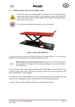 Предварительный просмотр 21 страницы Bike-Lift M516-001 Use And Maintenance Manual