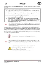 Preview for 16 page of Bike-Lift MA506-002 Use And Maintenance Manual