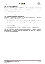 Preview for 15 page of Bike-Lift SA-07 Use And Maintenance Manual