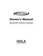 Bikecomm Hola Owner'S Manual preview