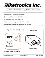 Biketronics BT 355 Installation Manual preview