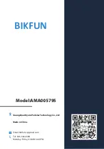 Preview for 26 page of BIKFUN AMA005795 User Manual