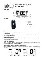 Preview for 1 page of Biktrix Bafang C961 Manual