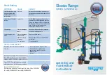 BIL Skoots SK300N Series Operating And Maintenance Instructions предпросмотр