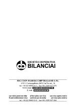 Предварительный просмотр 84 страницы Bilancial D410 Use And Maintenance Manual