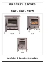 Preview for 1 page of Bilberry Stoves 10kW Stove Installation & Operating Instructions Manual