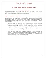 Preview for 29 page of Bild CellarPro 800 WINE ROOM Owner'S Manual