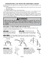 Preview for 3 page of BilJax Pro-Jax Utility Scaffold Assembly Instructions