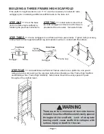 Preview for 4 page of BilJax Pro-Jax Utility Scaffold Assembly Instructions