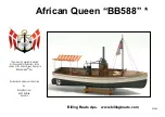 Preview for 1 page of Billing Boats African Queen BB588 Manual