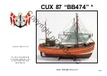 Предварительный просмотр 1 страницы Billing Boats CUX 87 BB474 Building Instruction