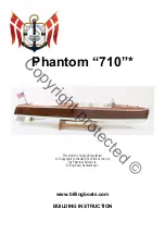 Preview for 1 page of Billing Boats Phantom 710 Building Instruction