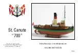 Preview for 1 page of Billing Boats St. Canute "700" Building Instruction